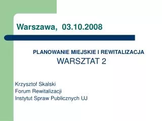 warszawa 03 10 2008