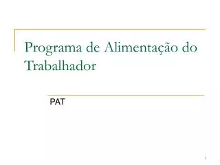 programa de alimenta o do trabalhador
