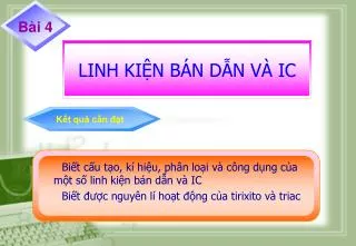 linh ki n b n d n v ic