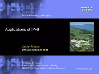 Applications of IPv6