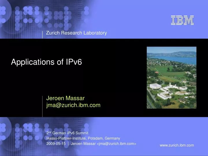 applications of ipv6