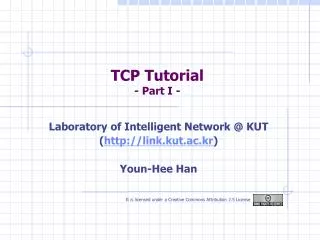 TCP Tutorial - Part I -
