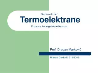 termoelektrane