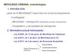 MOVILIDAD URBANA: metodologías Introducción - slide 1