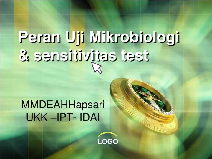 peran uji mikrobiologi sensitivitas test