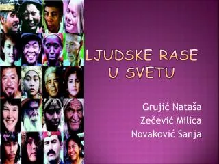 ljudske rase u svetu