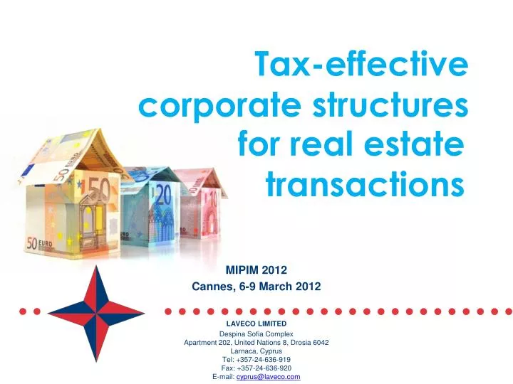 tax effective corporate structures