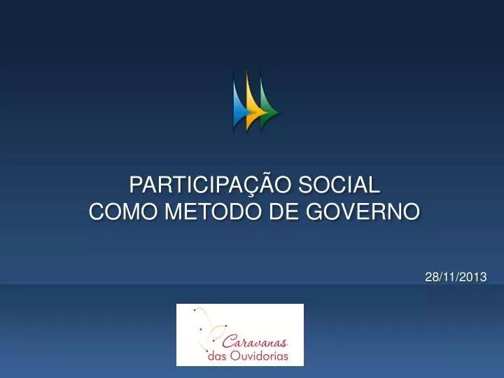 participa o social como metodo de governo