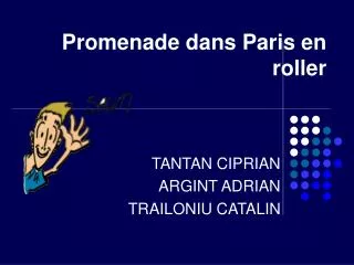 promenade dans paris en roller