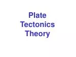 Plate Tectonics Theory - slide 1