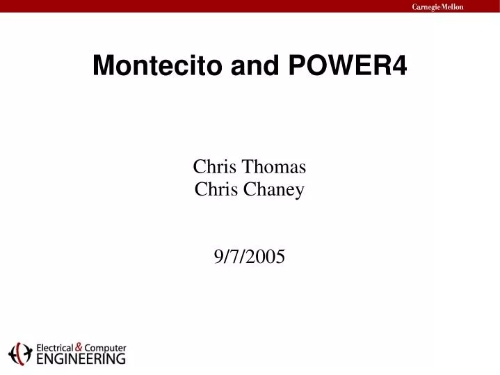 montecito and power4