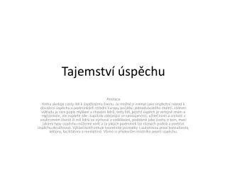 tajemstv sp chu