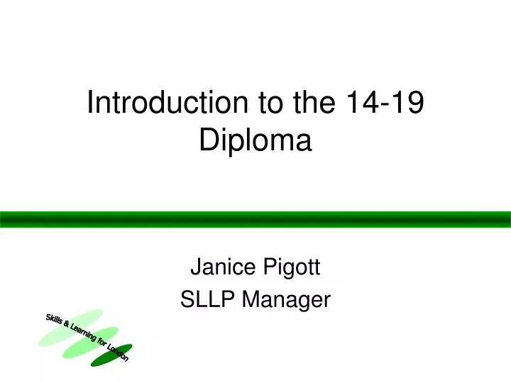 introduction to the 14 19 diploma