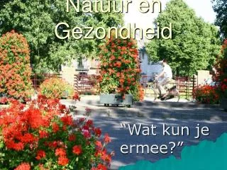 natuur en gezondheid