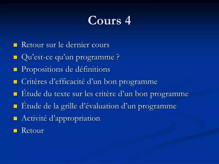 cours 4