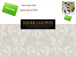 Use The Best Iherb Coupon