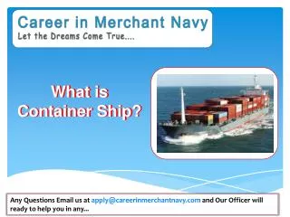 how to join container ship in merchant navy