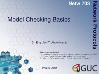 Model Checking Basics