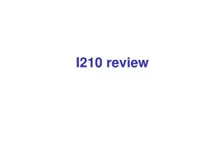 I210 review