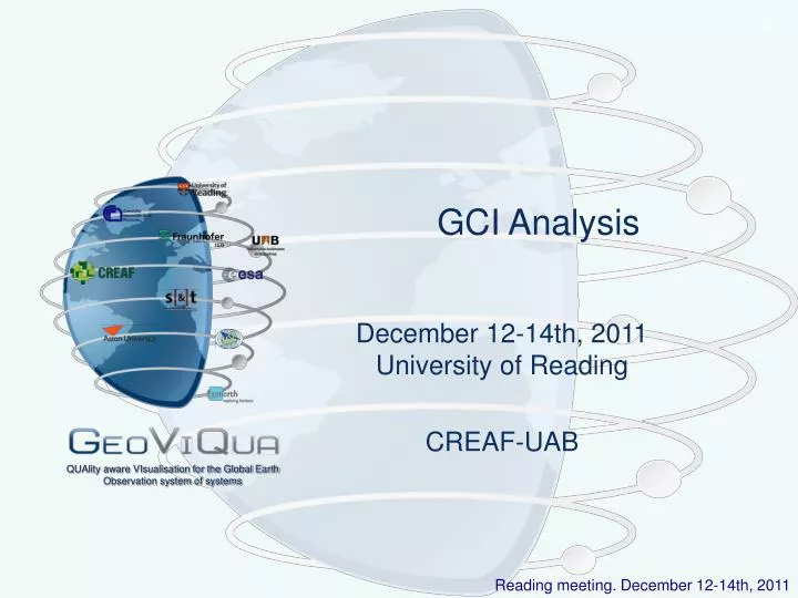 gci analysis