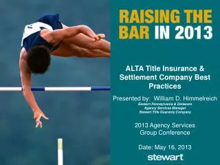 ALTA Title Insurance &amp; Settlement Company Best Practices