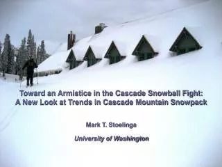 Toward an Armistice in the Cascade Snowball Fight: