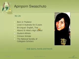 Apinporn Swaschuto