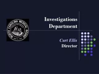 Investigations Department