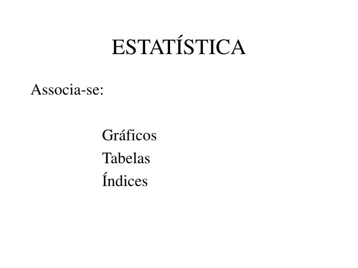 estat stica