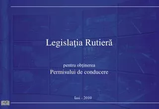 legisla ia rutier