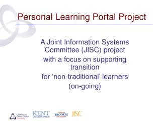 Personal Learning Portal Project