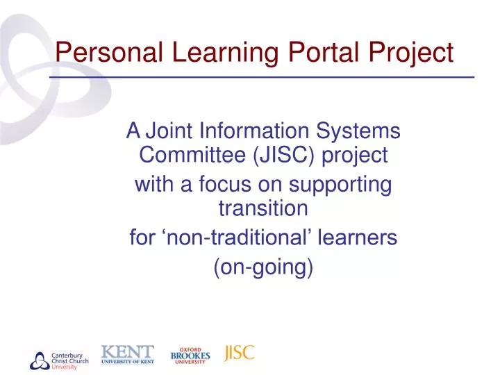 personal learning portal project
