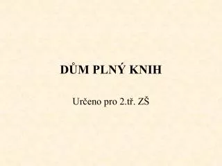 d m pln knih