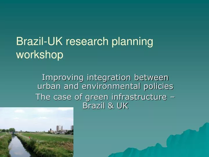 brazil uk research planning workshop