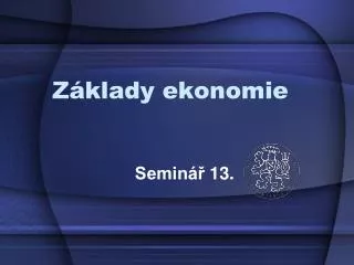 z klady ekonomie