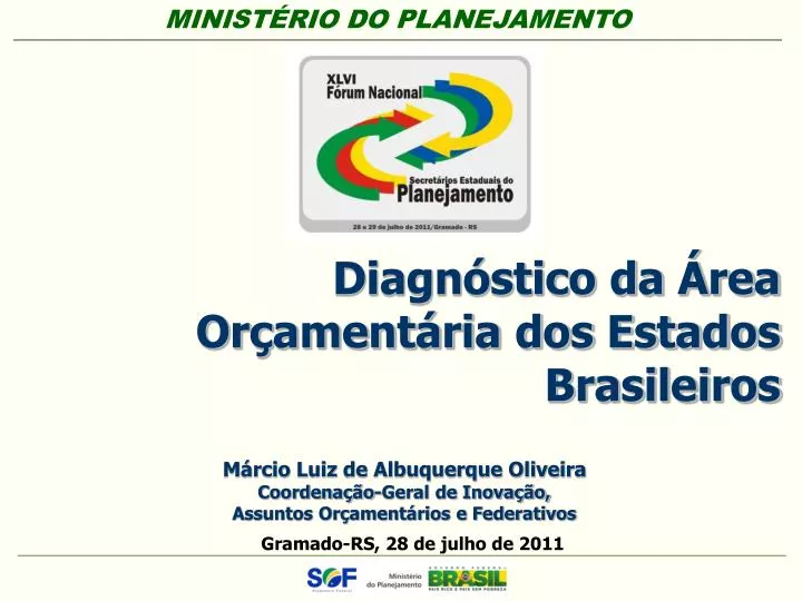 diagn stico da rea or ament ria dos estados brasileiros