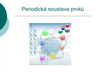 periodick soustava prvk 1