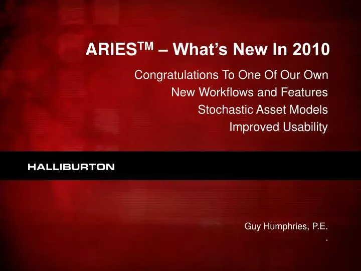 aries tm what s new in 2010