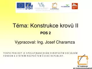 t ma konstrukce krov ii pos 2