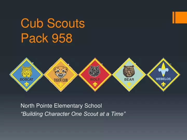 cub scouts pack 958