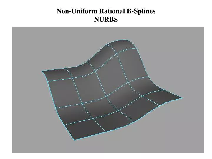 non uniform rational b splines nurbs