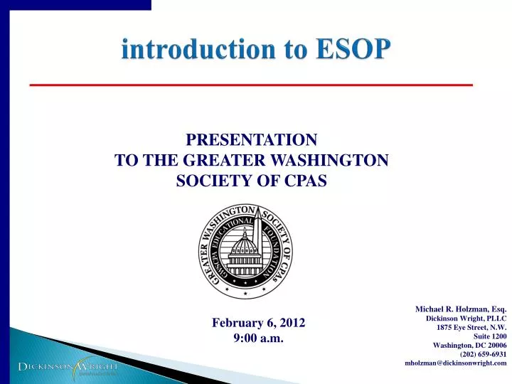 introduction to esop