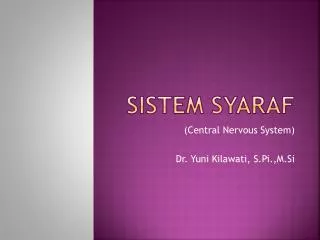 sistem syaraf