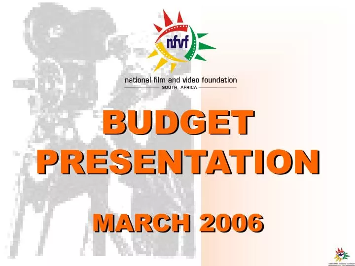 budget presentation march 2006