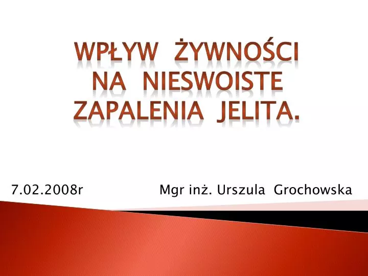 7 02 2008r mgr in urszula grochowska