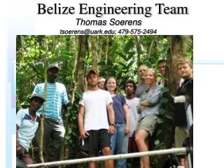 Belize Engineering Team