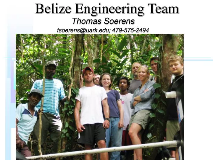 belize engineering team