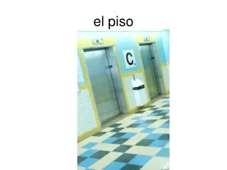 el piso