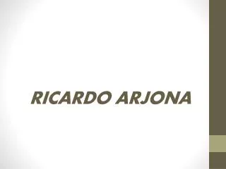 ricardo arjona