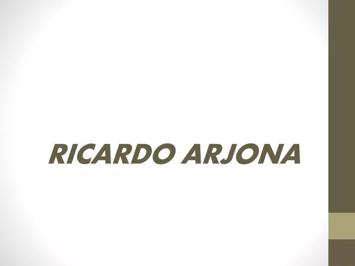 ricardo arjona